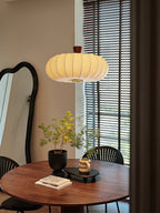 Solice Suspension Soie Bois Rétro - Neutralighting