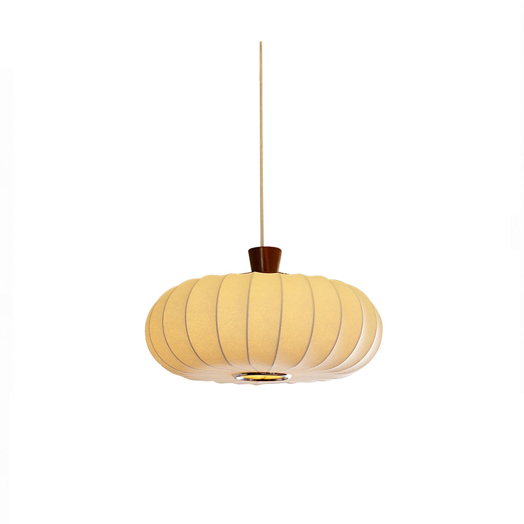 Solice Suspension Soie Bois Rétro - Neutralighting