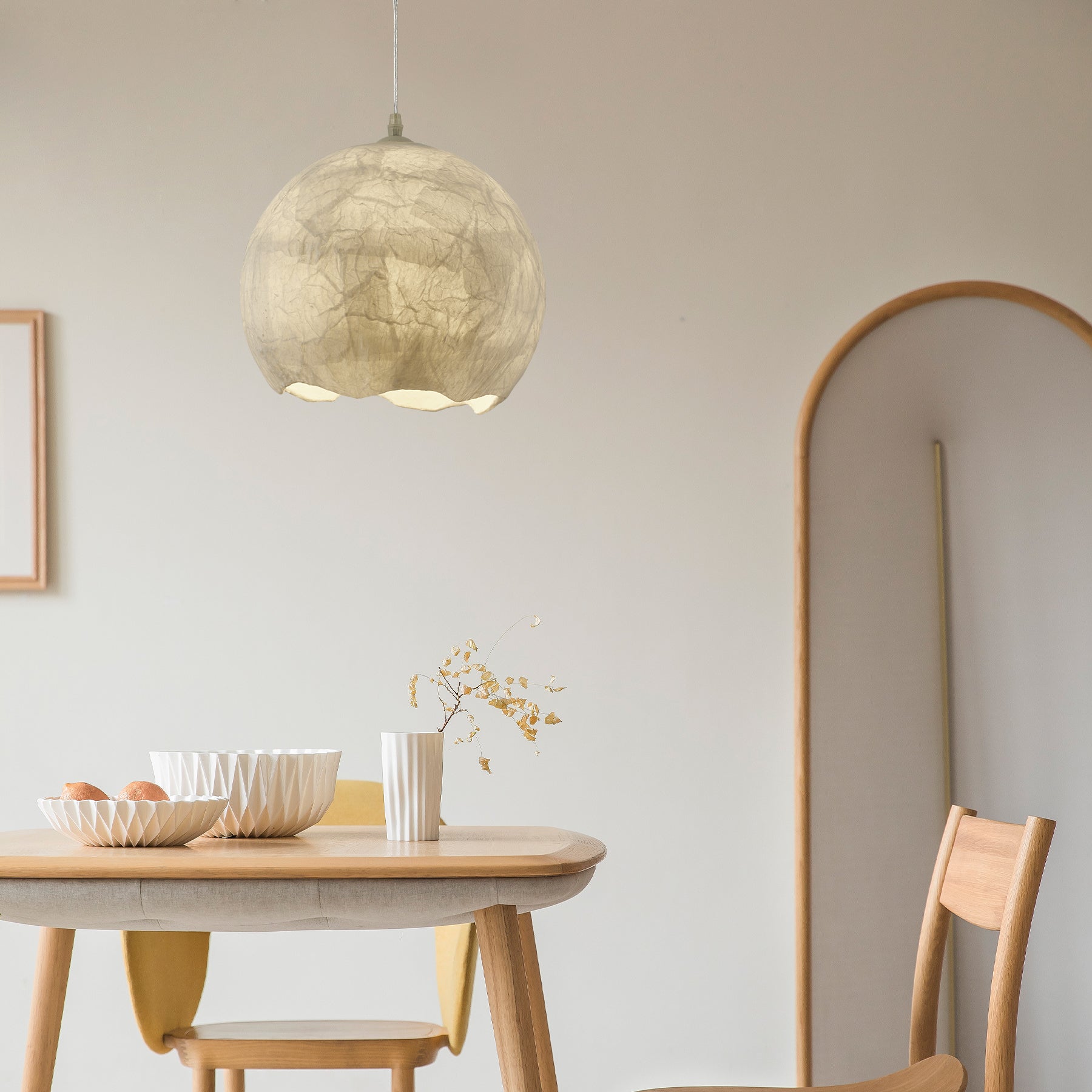 Nest Lampe Pendante en Soie Organique - Neutralighting