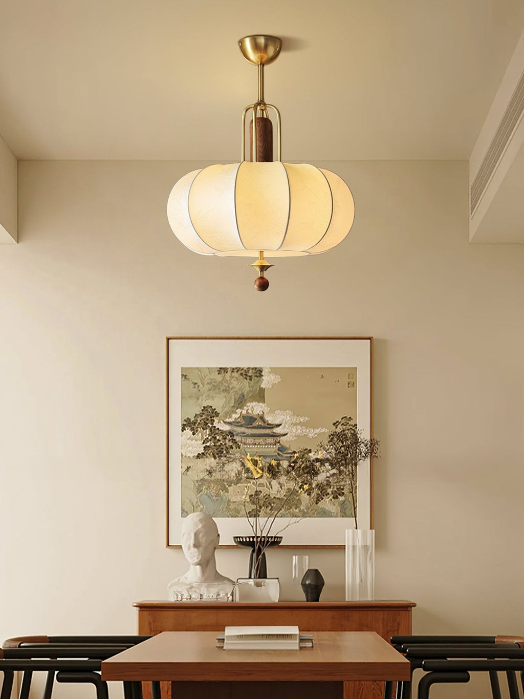 Solis Lustre Suspendu Rétro En Or - Neutralighting