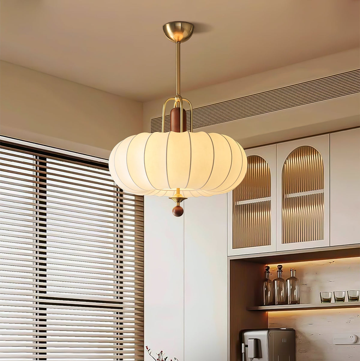 Solis Lustre Suspendu Rétro En Or - Neutralighting