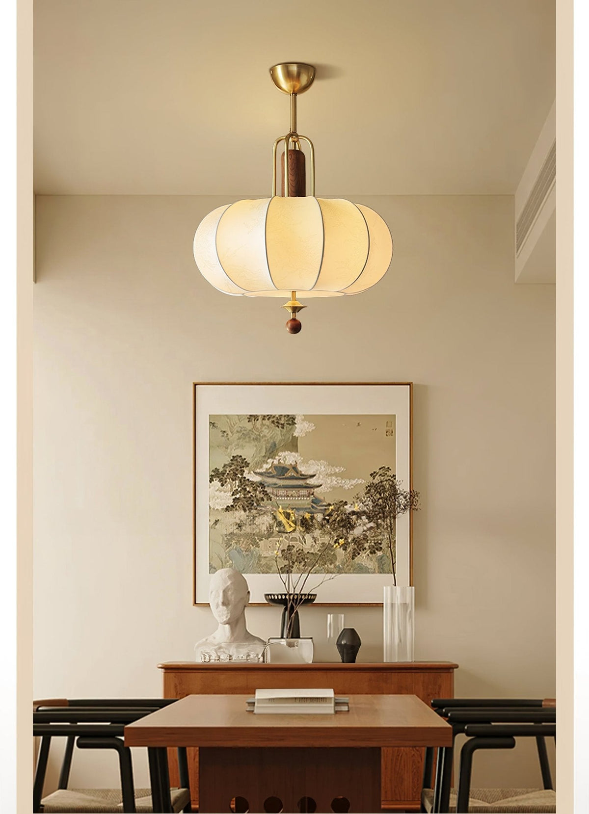 Solis Lustre Suspendu Rétro En Or - Neutralighting