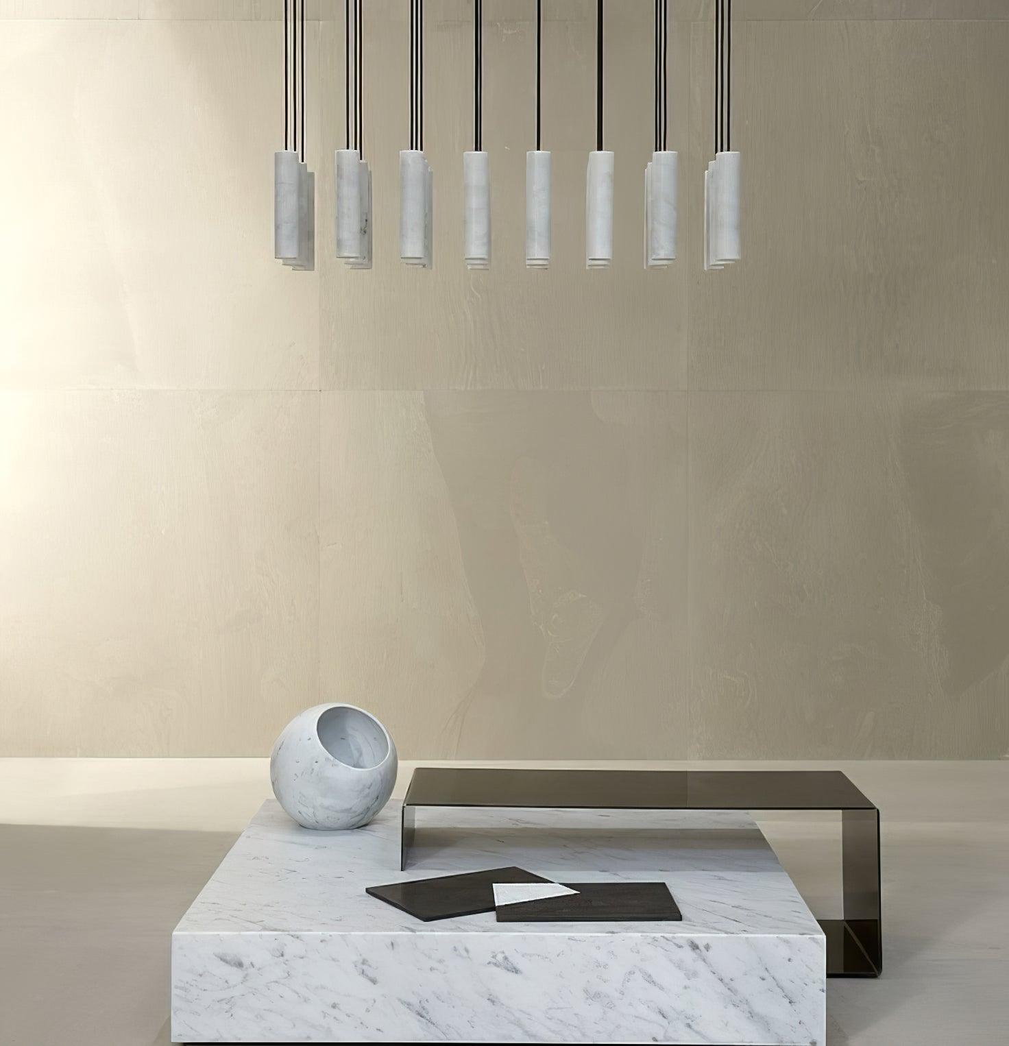 Nyxara Suspension Cluster Albâtre - Neutralighting