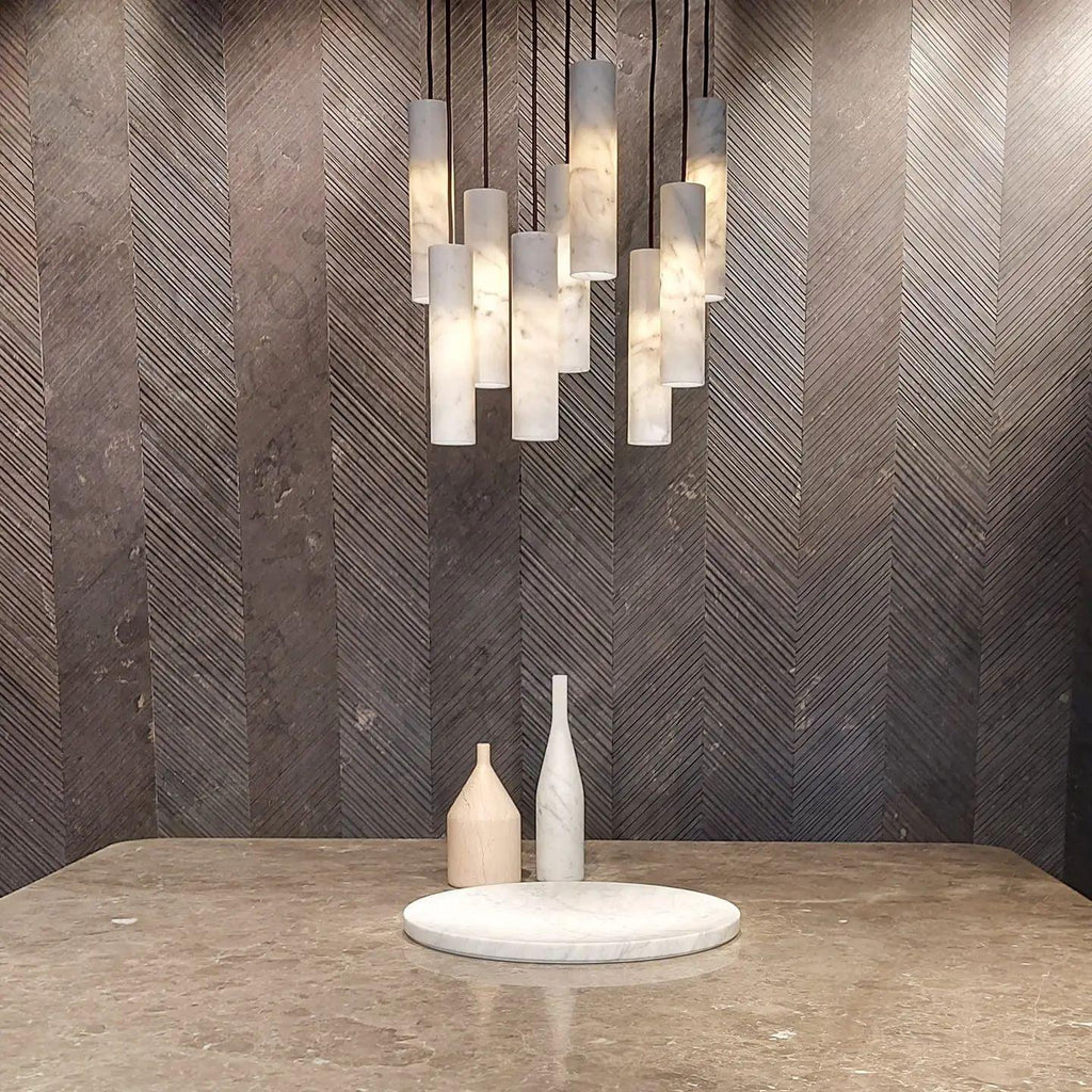 Nyxara Suspension Cluster Albâtre - Neutralighting