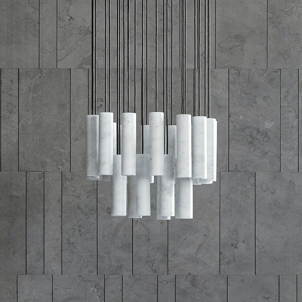 Nyxara Suspension Cluster Albâtre - Neutralighting