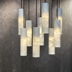 Nyxara Suspension Cluster Albâtre - Neutralighting