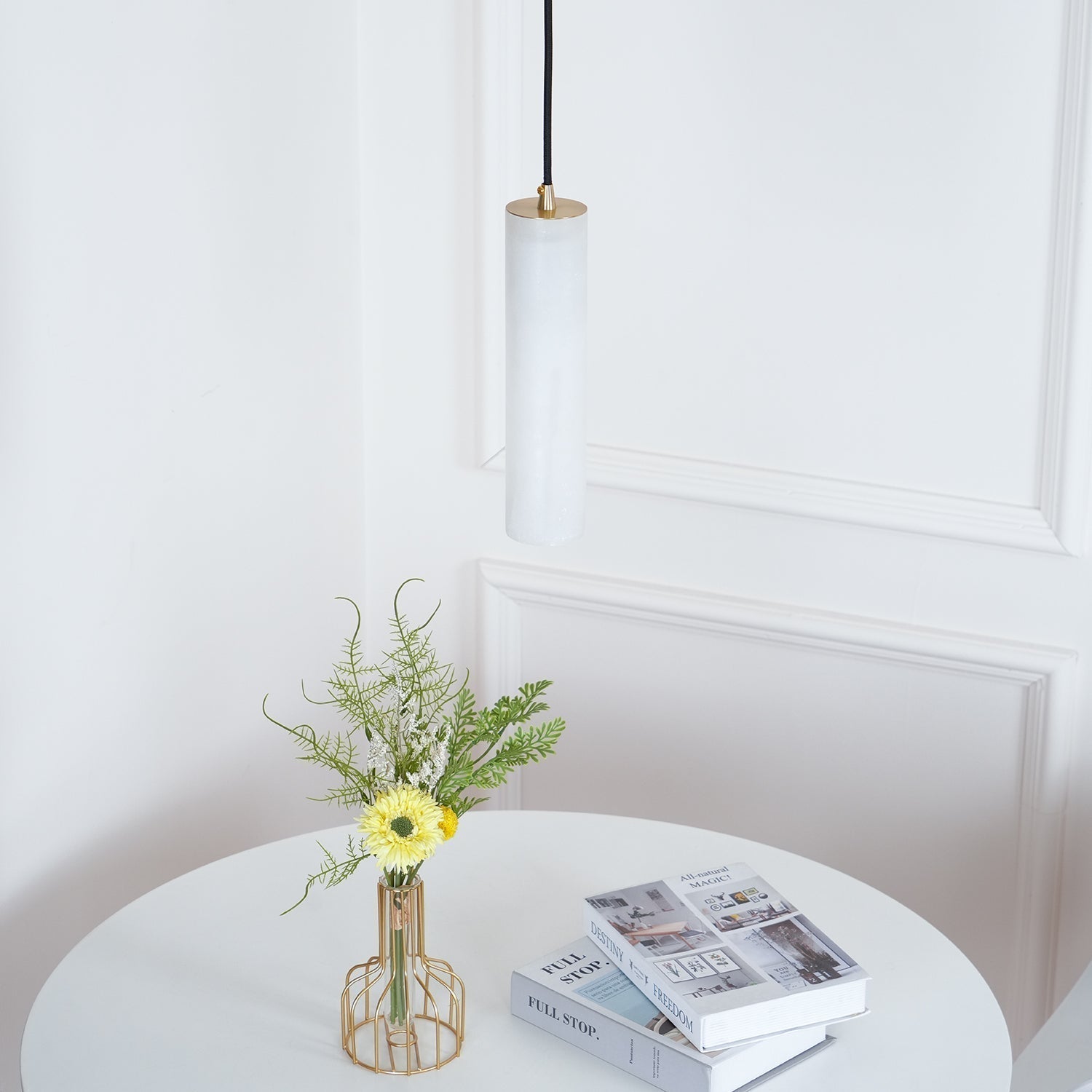 Nyxara Suspension Cluster Albâtre - Neutralighting
