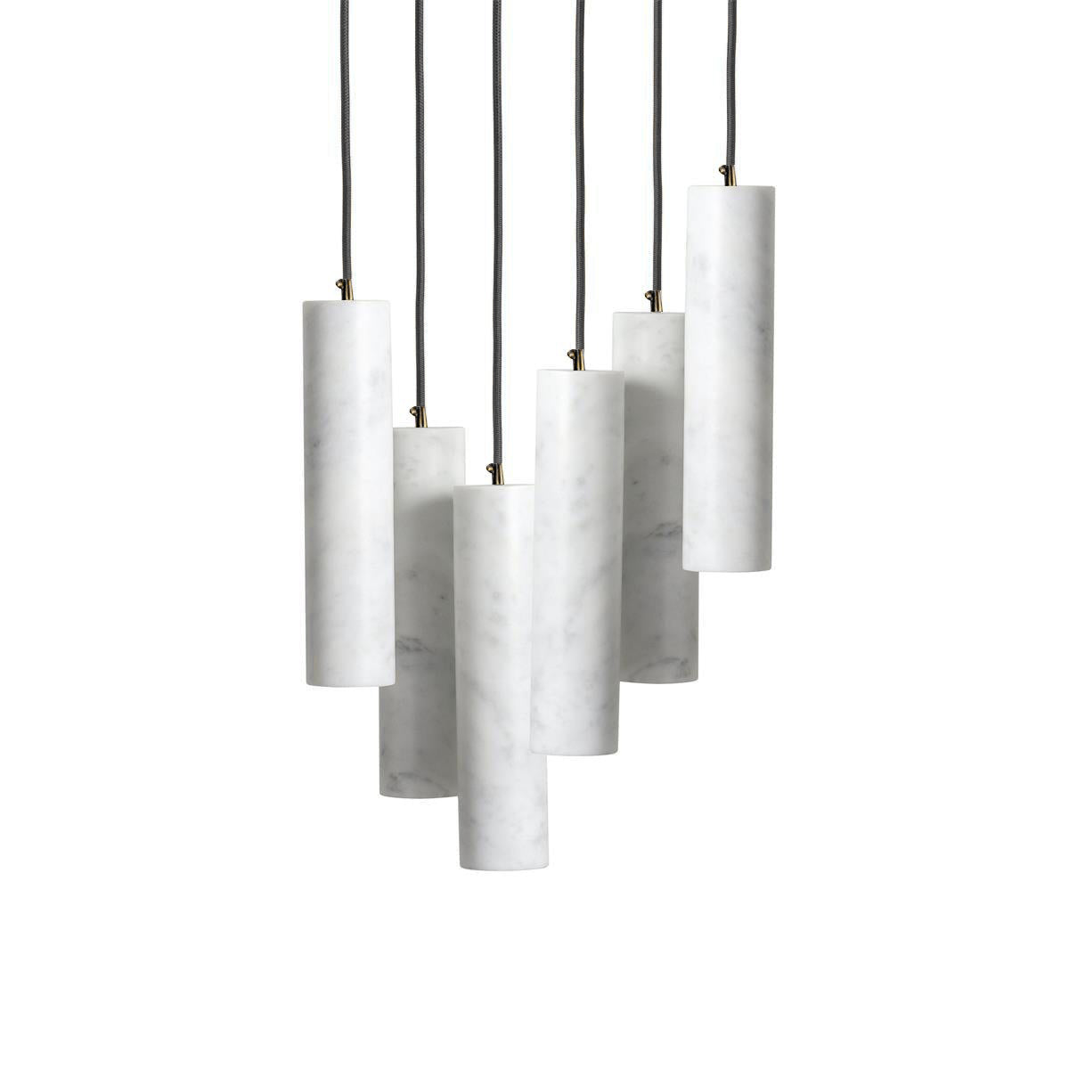 Nyxara Suspension Cluster Albâtre - Neutralighting