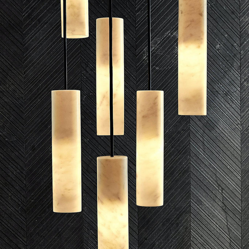 Nyxara Suspension Cluster Albâtre - Neutralighting