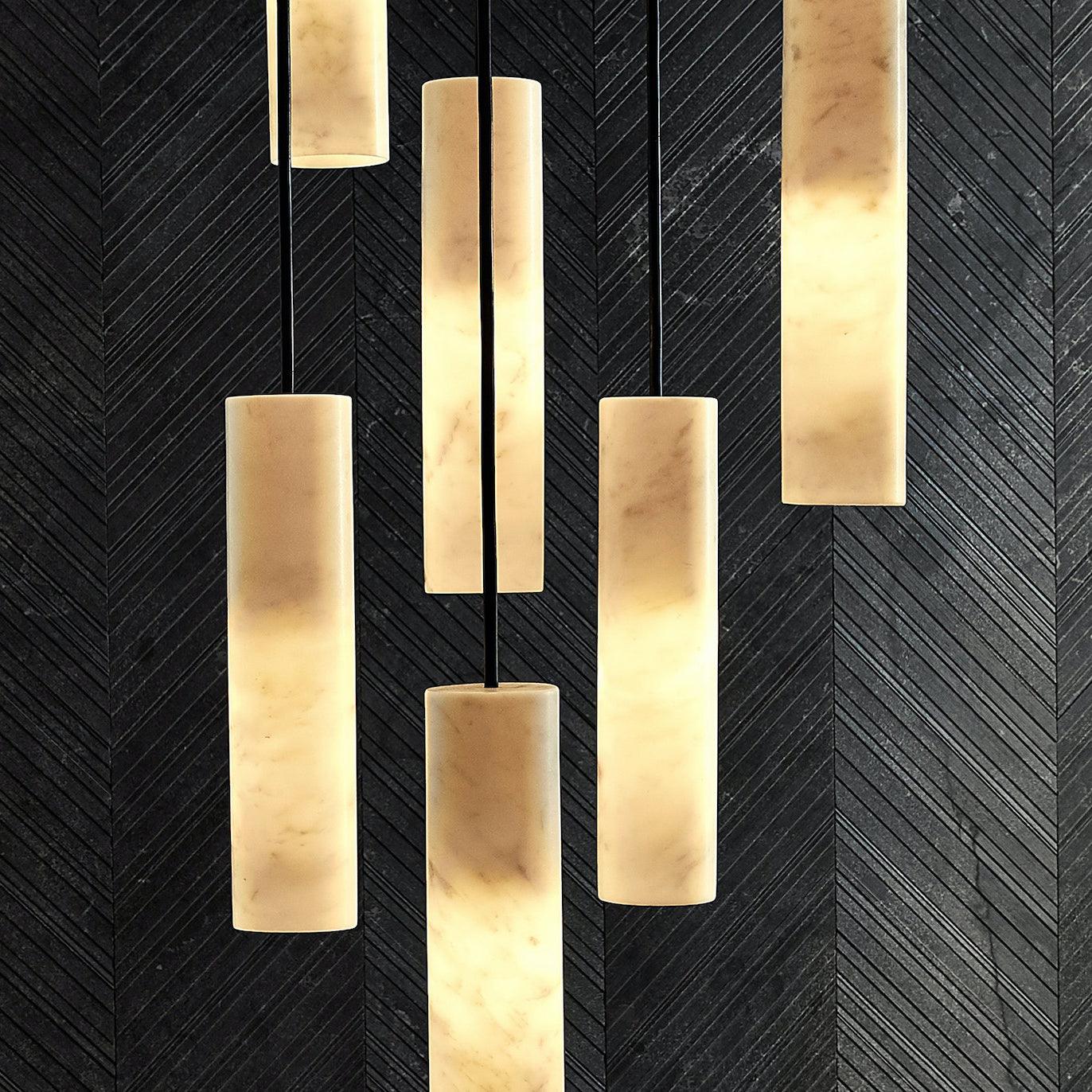 Nyxara Suspension Cluster Albâtre - Neutralighting