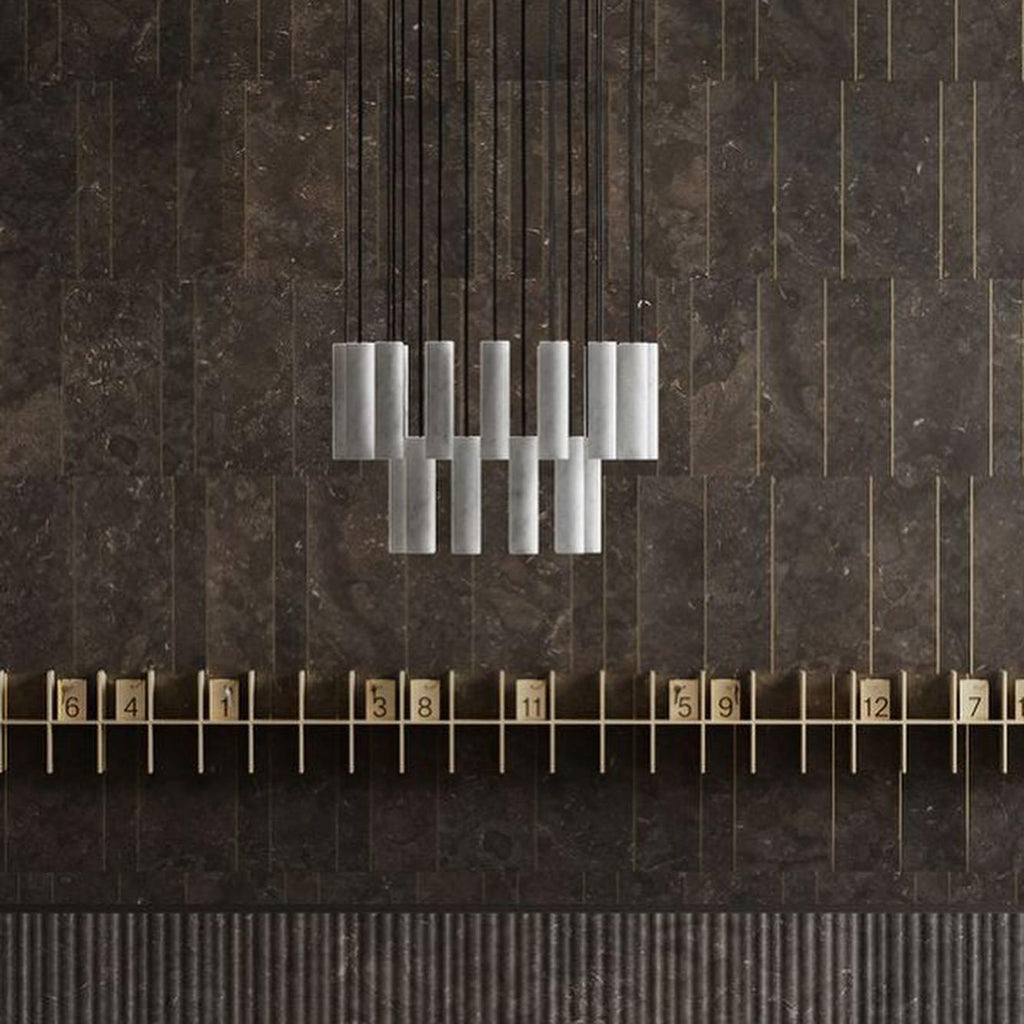 Nyxara Suspension Cluster Albâtre - Neutralighting