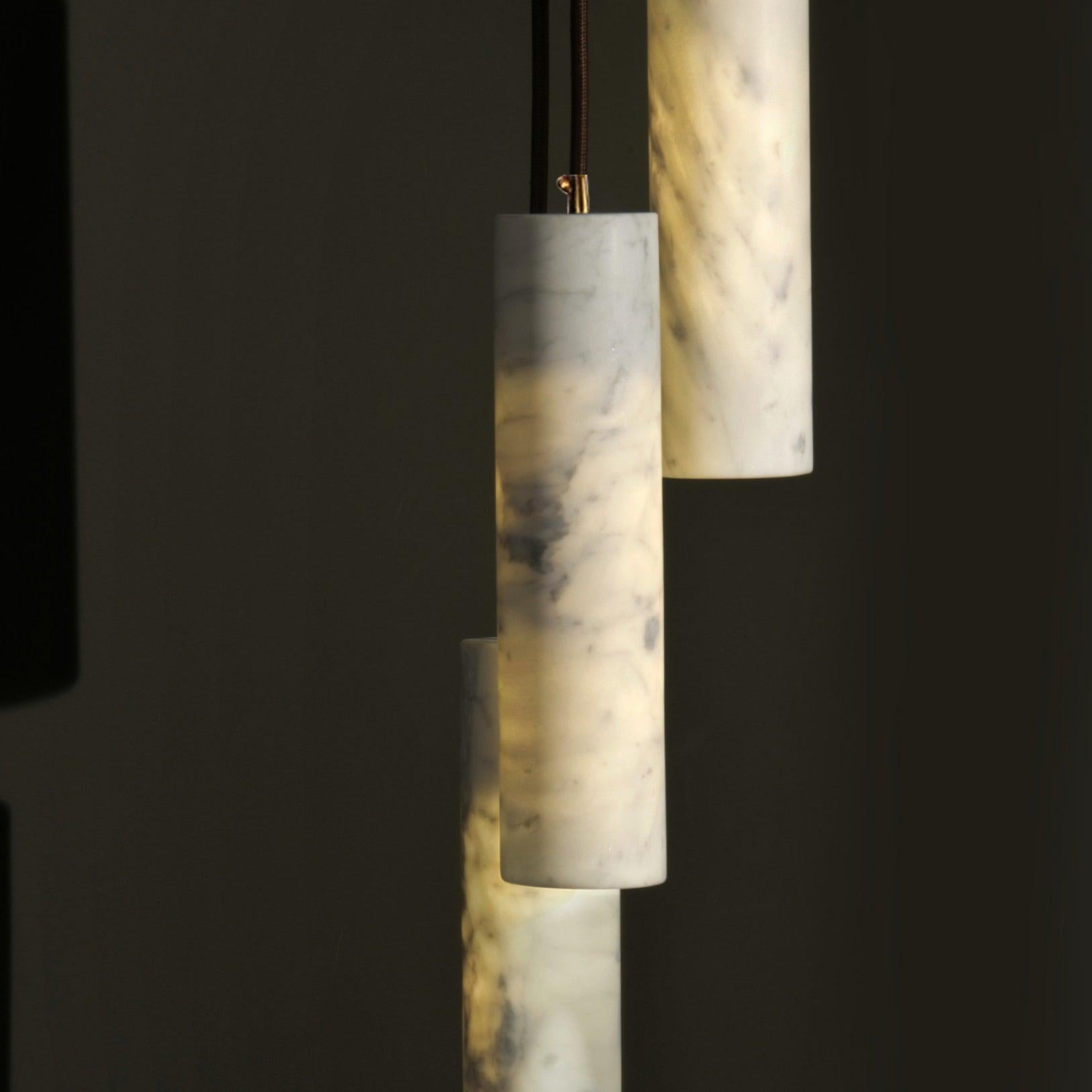 Nyxara Suspension Cluster Albâtre - Neutralighting