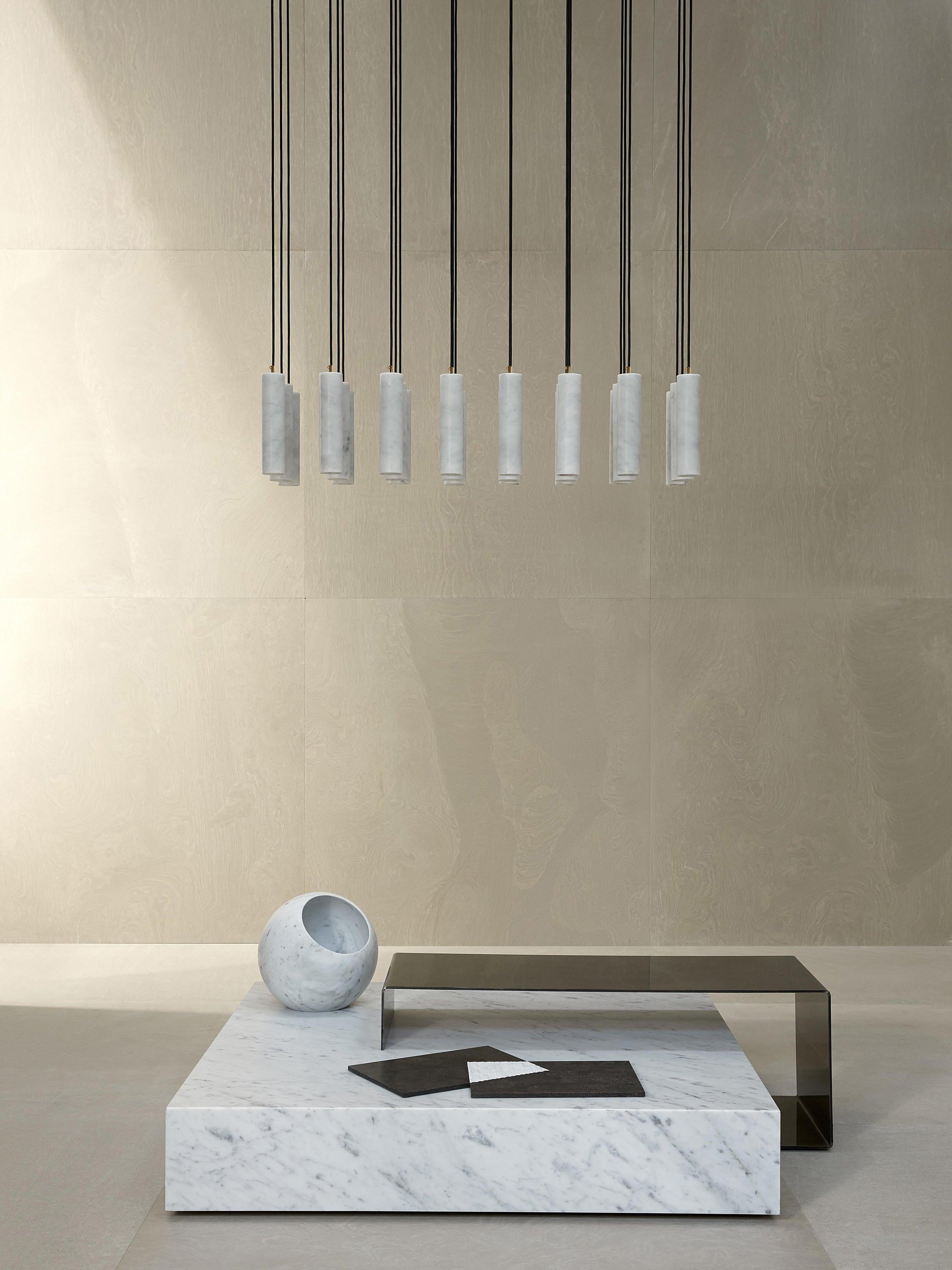 Nyxara Suspension Cluster Albâtre - Neutralighting