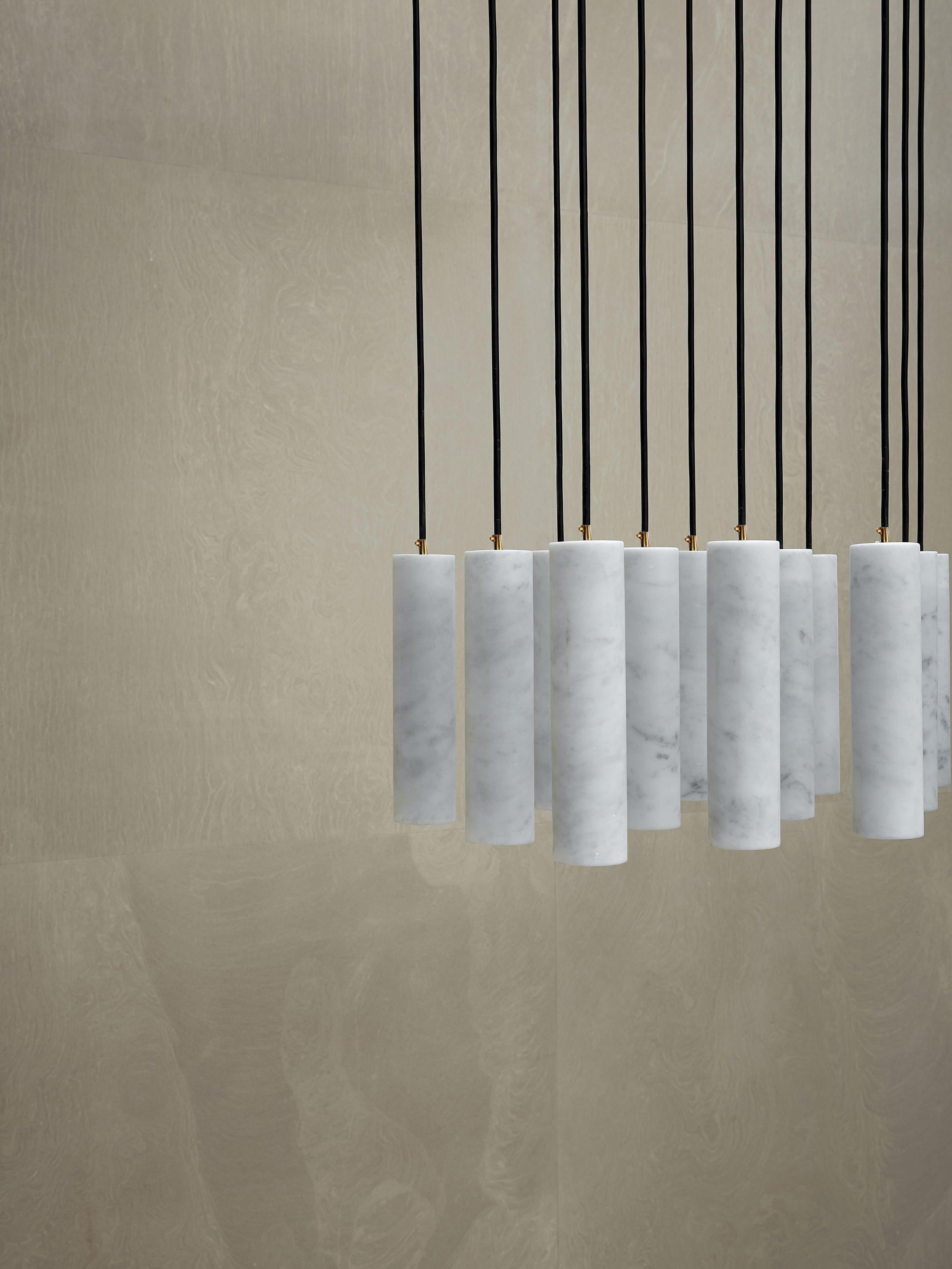 Nyxara Suspension Cluster Albâtre - Neutralighting