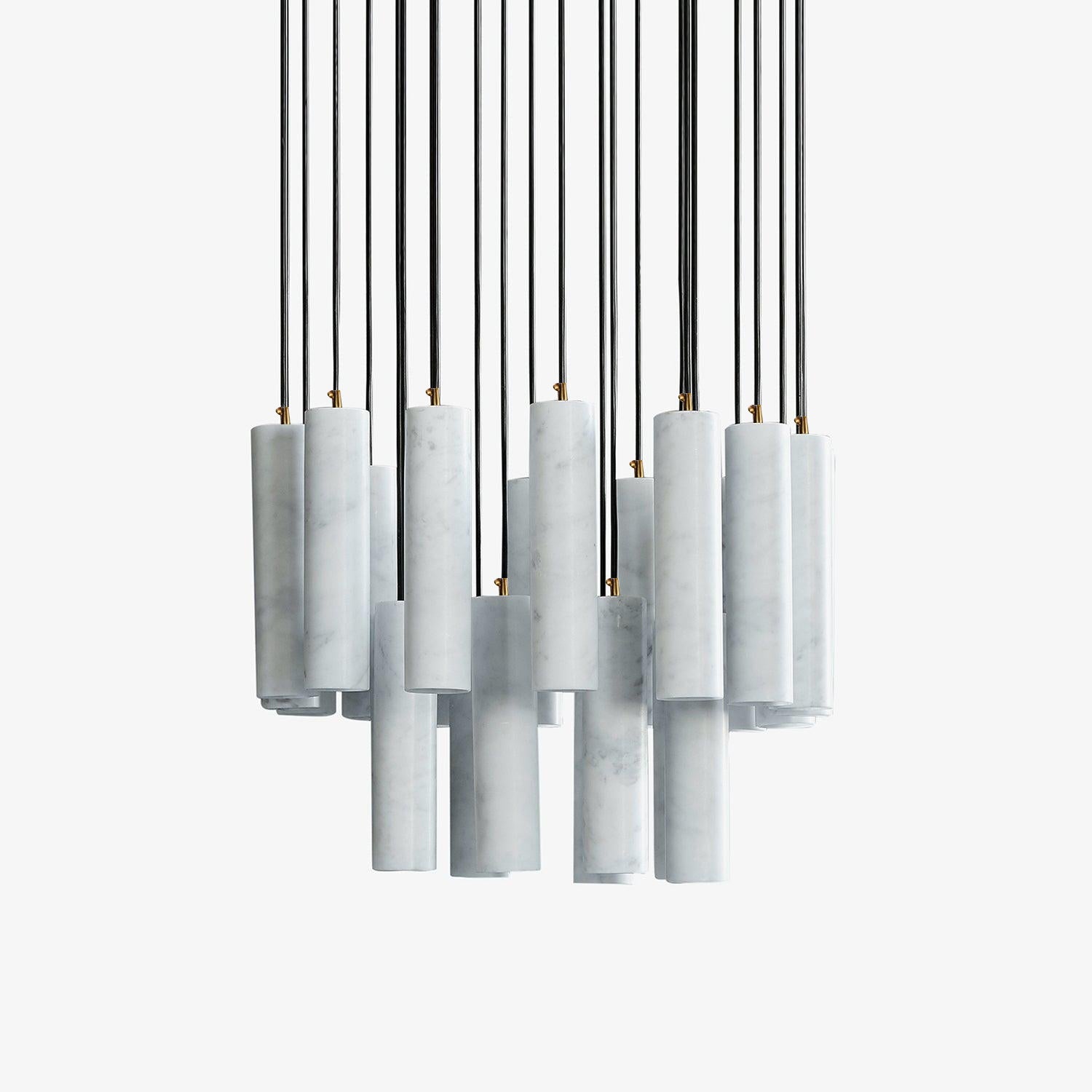 Nyxara Suspension Cluster Albâtre - Neutralighting