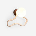 Ritta Applique Murale Mignonne Travertin Forme Ondulée - Neutralighting