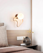 Ritta Applique Murale Mignonne Travertin Forme Ondulée - Neutralighting