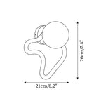 Ritta Applique Murale Mignonne Travertin Forme Ondulée - Neutralighting