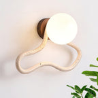 Ritta Applique Murale Mignonne Travertin Forme Ondulée - Neutralighting