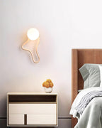 Ritta Applique Murale Mignonne Travertin Forme Ondulée - Neutralighting