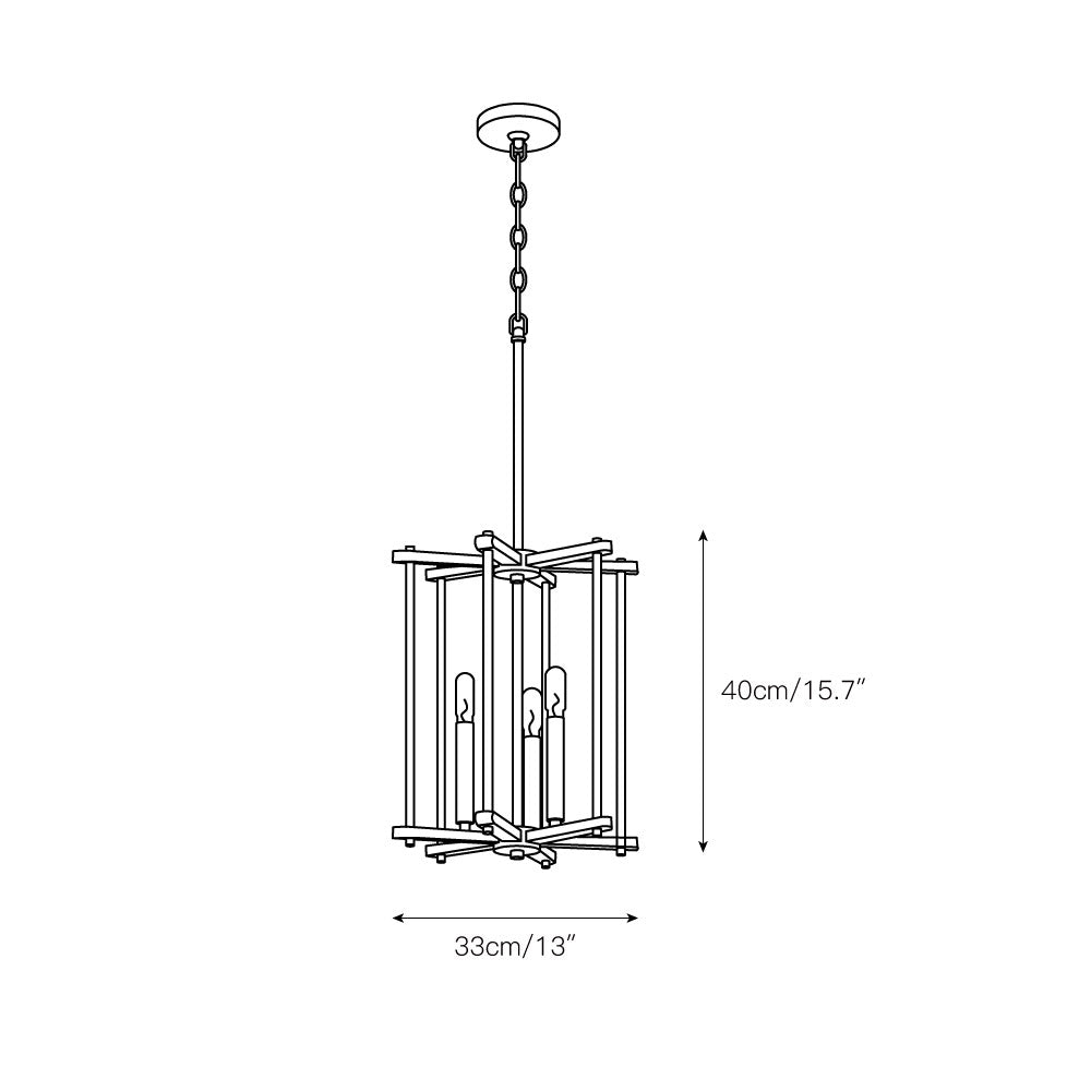 Nynora Suspension Métallique Industrielle Vintage - Neutralighting