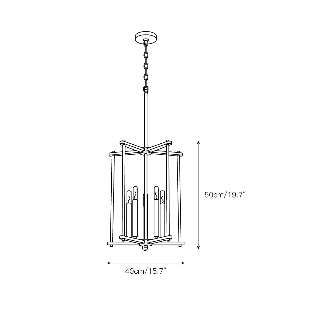 Nynora Suspension Métallique Industrielle Vintage - Neutralighting