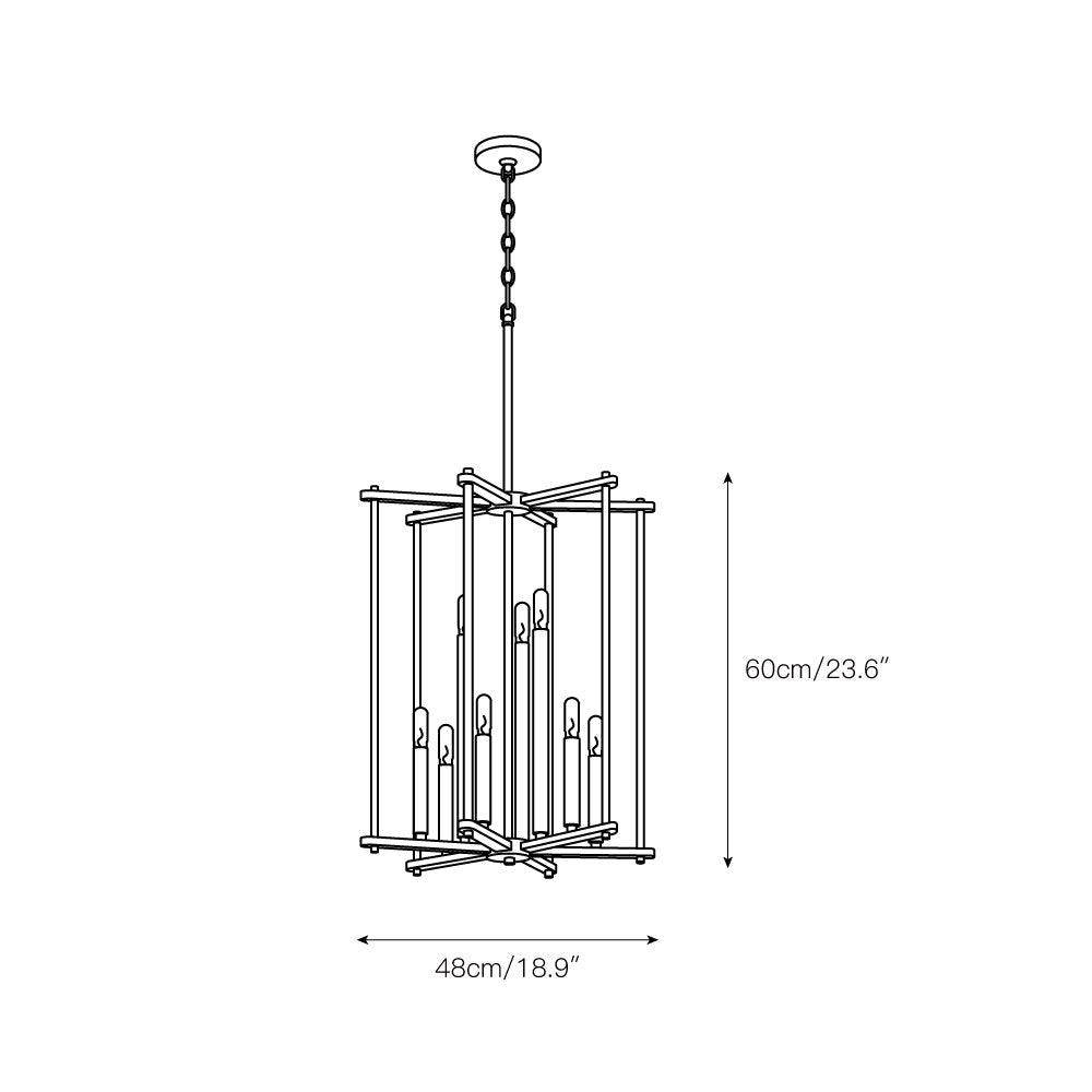 Nynora Suspension Métallique Industrielle Vintage - Neutralighting