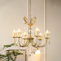 Evynyra Lustre postmoderne de luxe en laiton et cristal - Neutralighting
