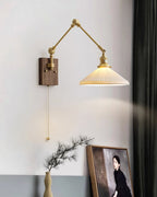 Sona Applique Murale Vintage en Noyer - Neutralighting