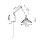 Sona Applique Murale Vintage en Noyer - Neutralighting