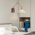 Sona Applique Murale Vintage en Noyer - Neutralighting