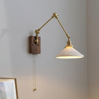 Sona Applique Murale Vintage en Noyer - Neutralighting
