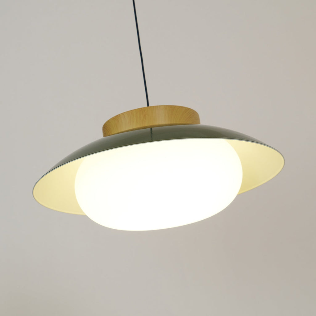 Aero Lampe Pendante Industrielle en Verre à Brancher - Neutralighting