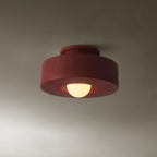 Lustra Plafonnier Simon Résine Cylindrique - Neutralighting
