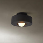 Lustra Plafonnier Simon Résine Cylindrique - Neutralighting