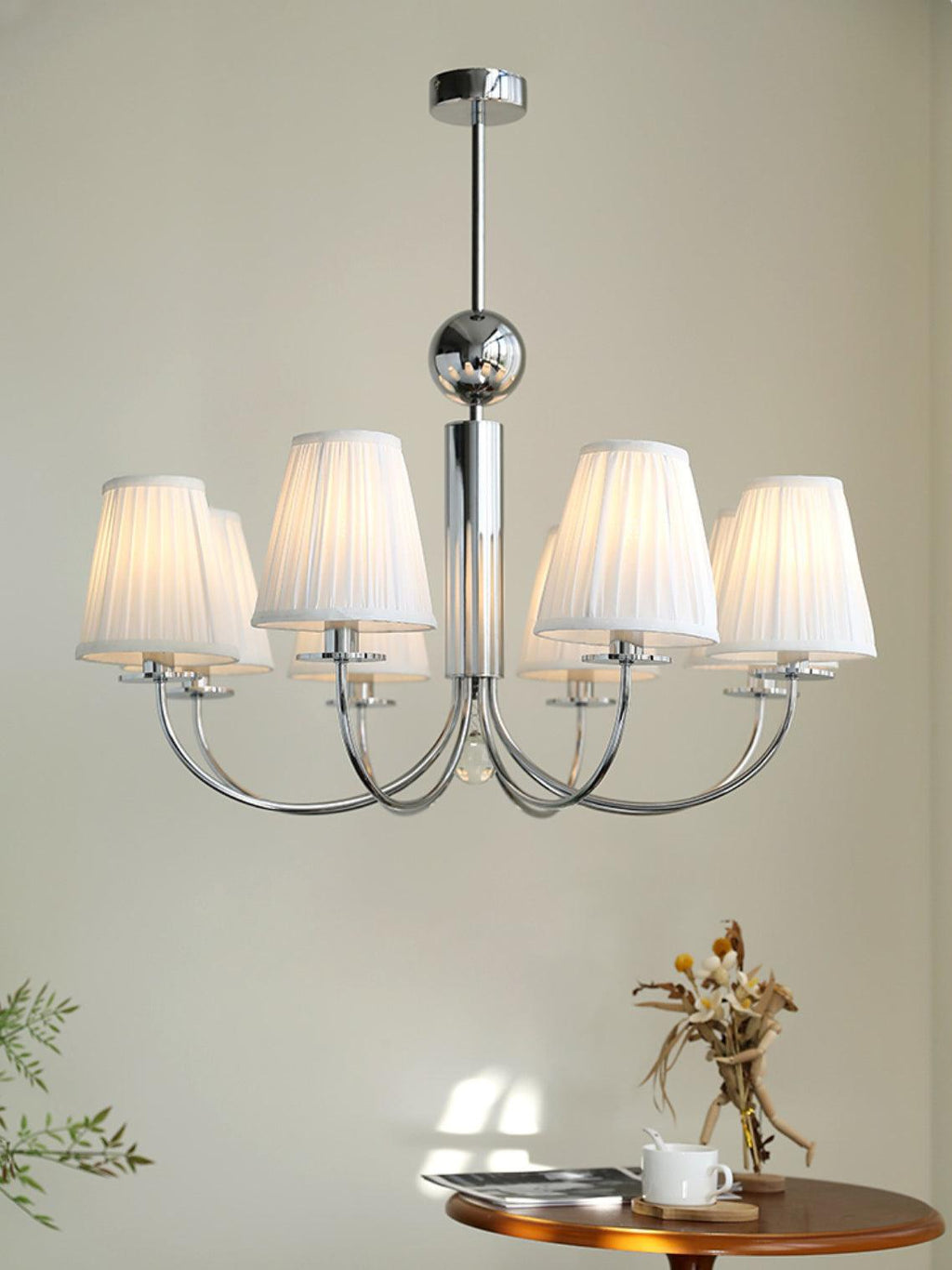 Glimmer Lustre Chrome en Tissu Simplicité - Neutralighting