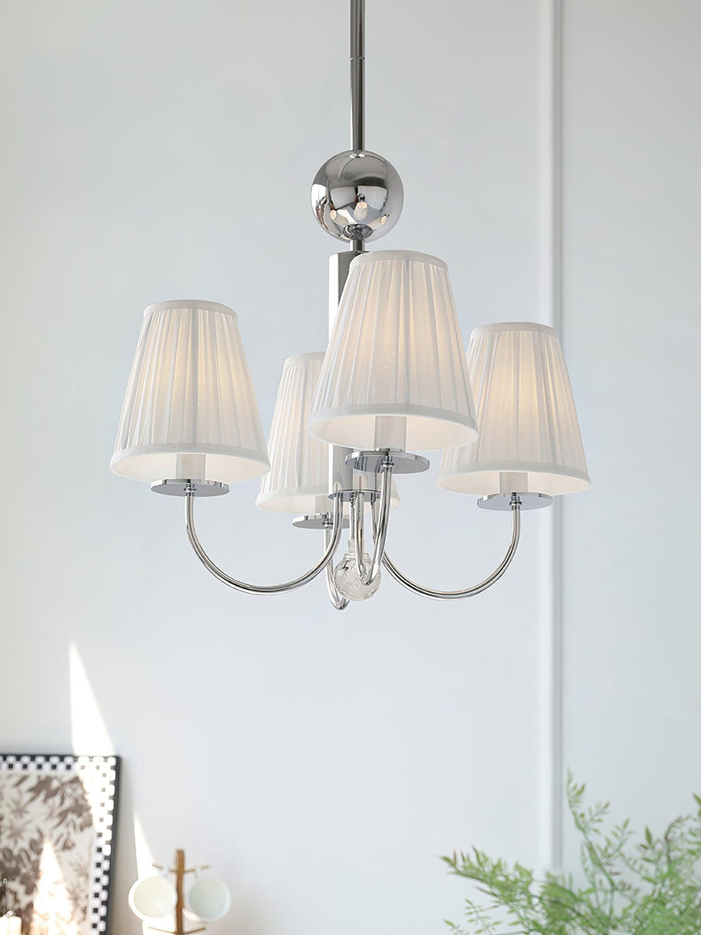 Glimmer Lustre Chrome en Tissu Simplicité - Neutralighting