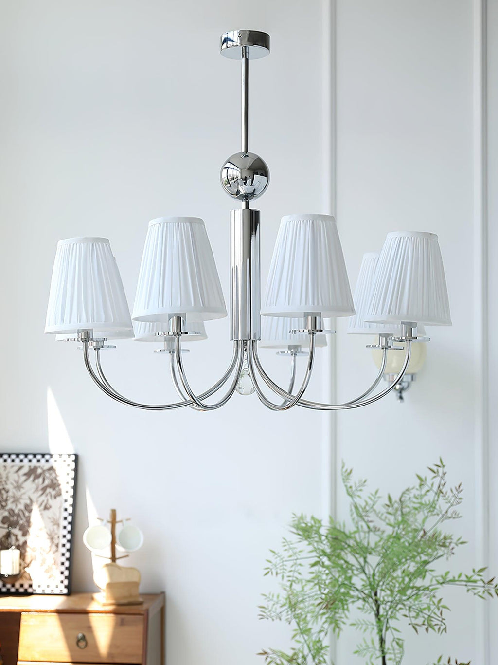 Glimmer Lustre Chrome en Tissu Simplicité - Neutralighting
