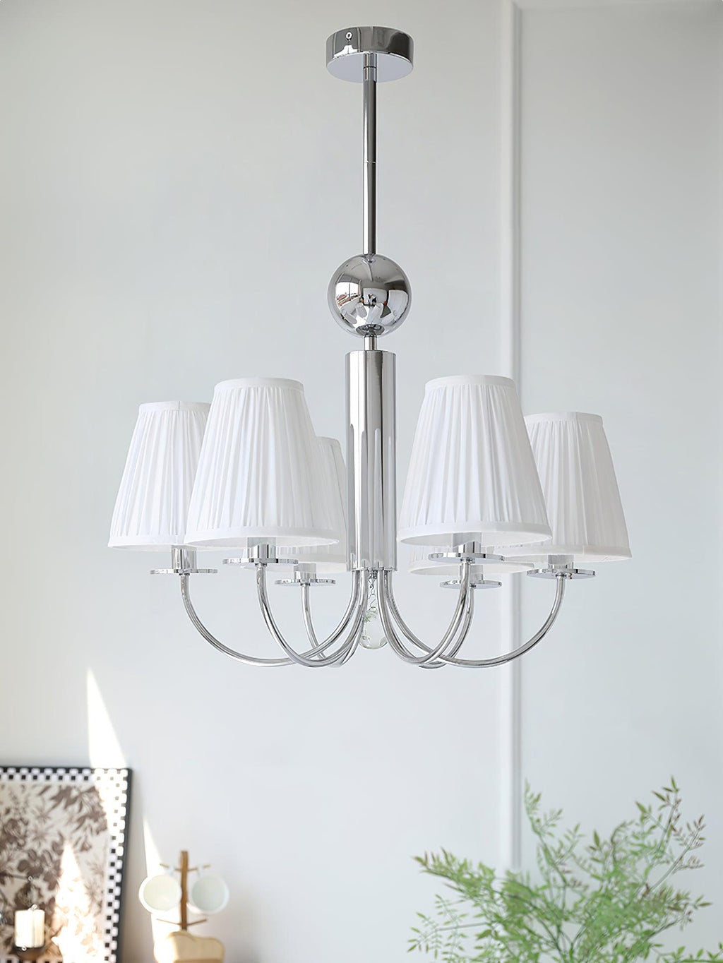 Glimmer Lustre Chrome en Tissu Simplicité - Neutralighting