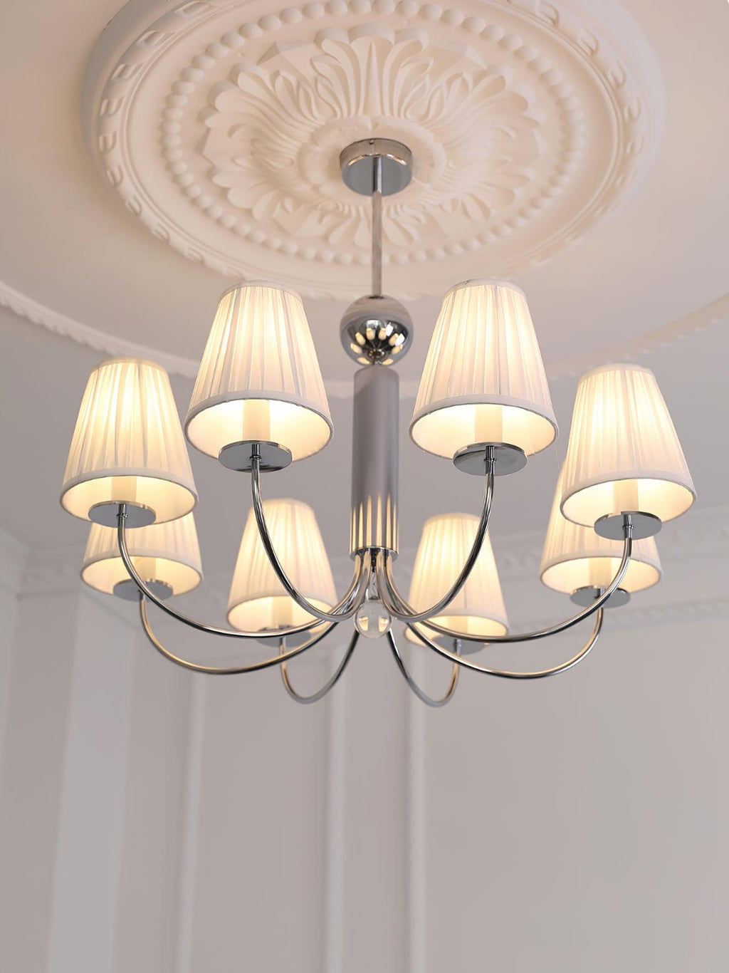 Glimmer Lustre Chrome en Tissu Simplicité - Neutralighting