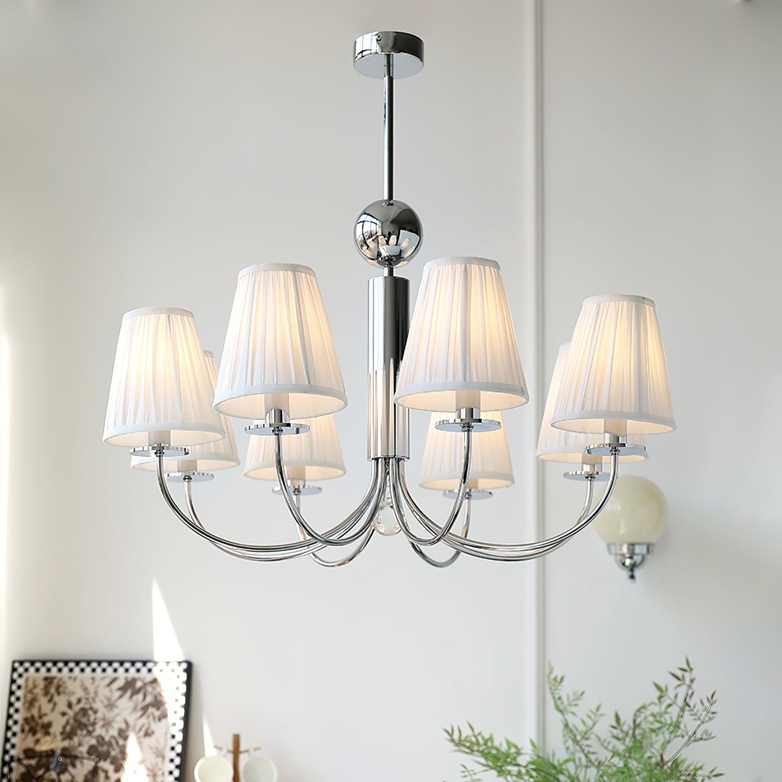 Glimmer Lustre Chrome en Tissu Simplicité - Neutralighting