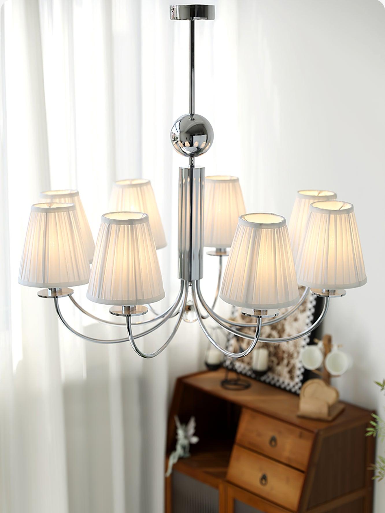 Glimmer Lustre Chrome en Tissu Simplicité - Neutralighting