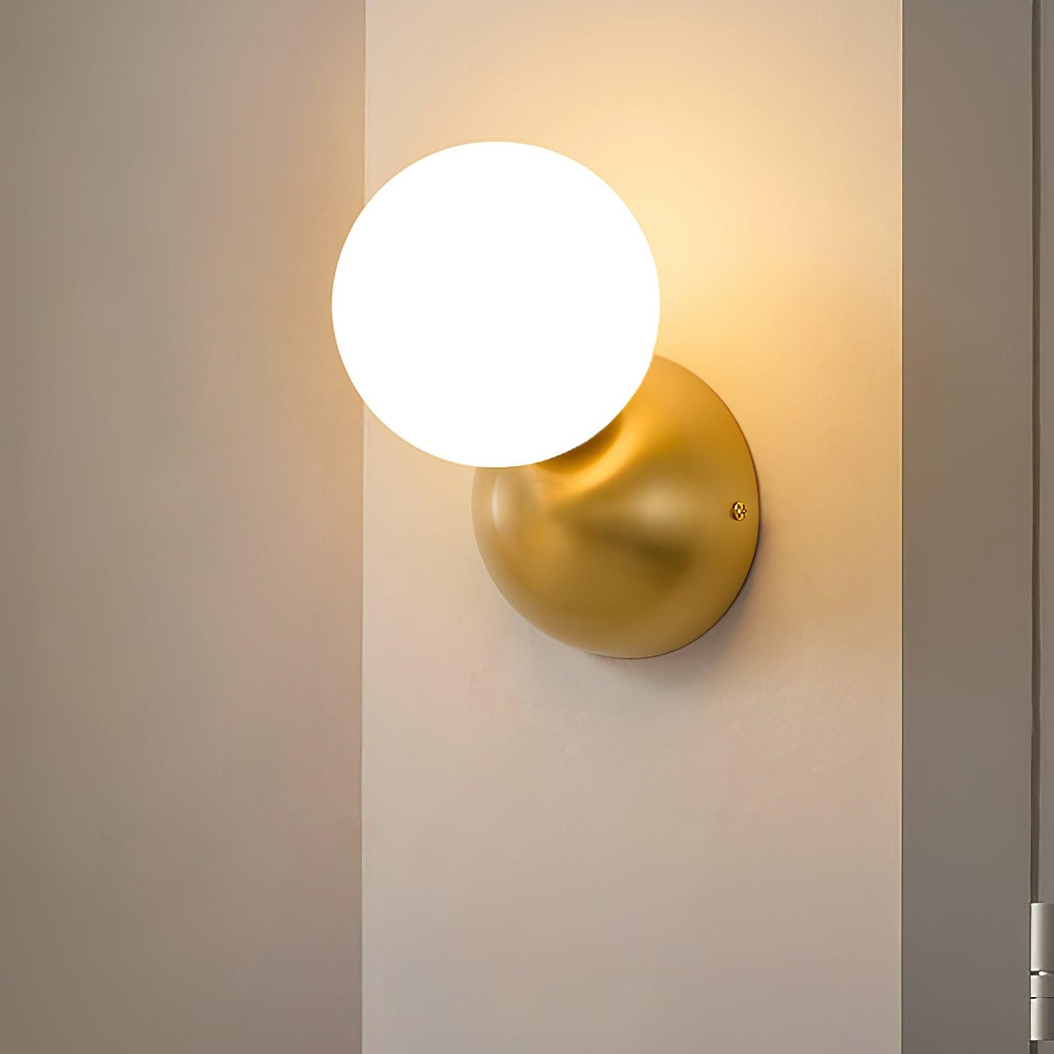 Lysola Sphère Verre Laiton Applique Lumière - Neutralighting