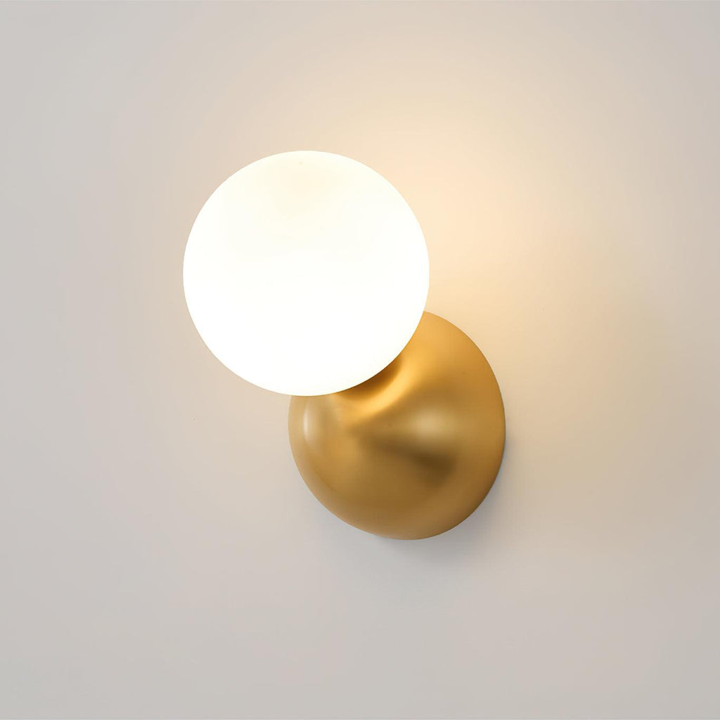 Lysola Sphère Verre Laiton Applique Lumière - Neutralighting