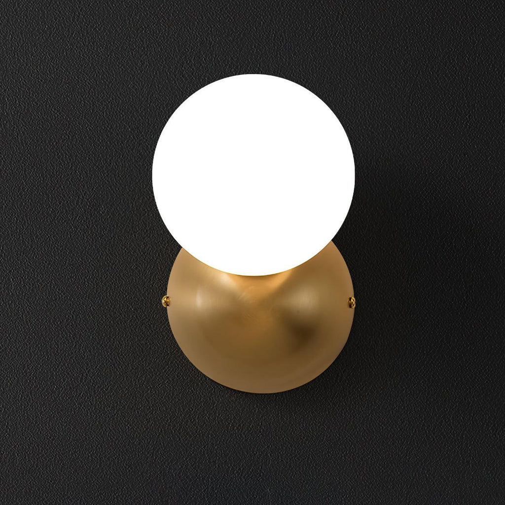 Lysola Sphère Verre Laiton Applique Lumière - Neutralighting