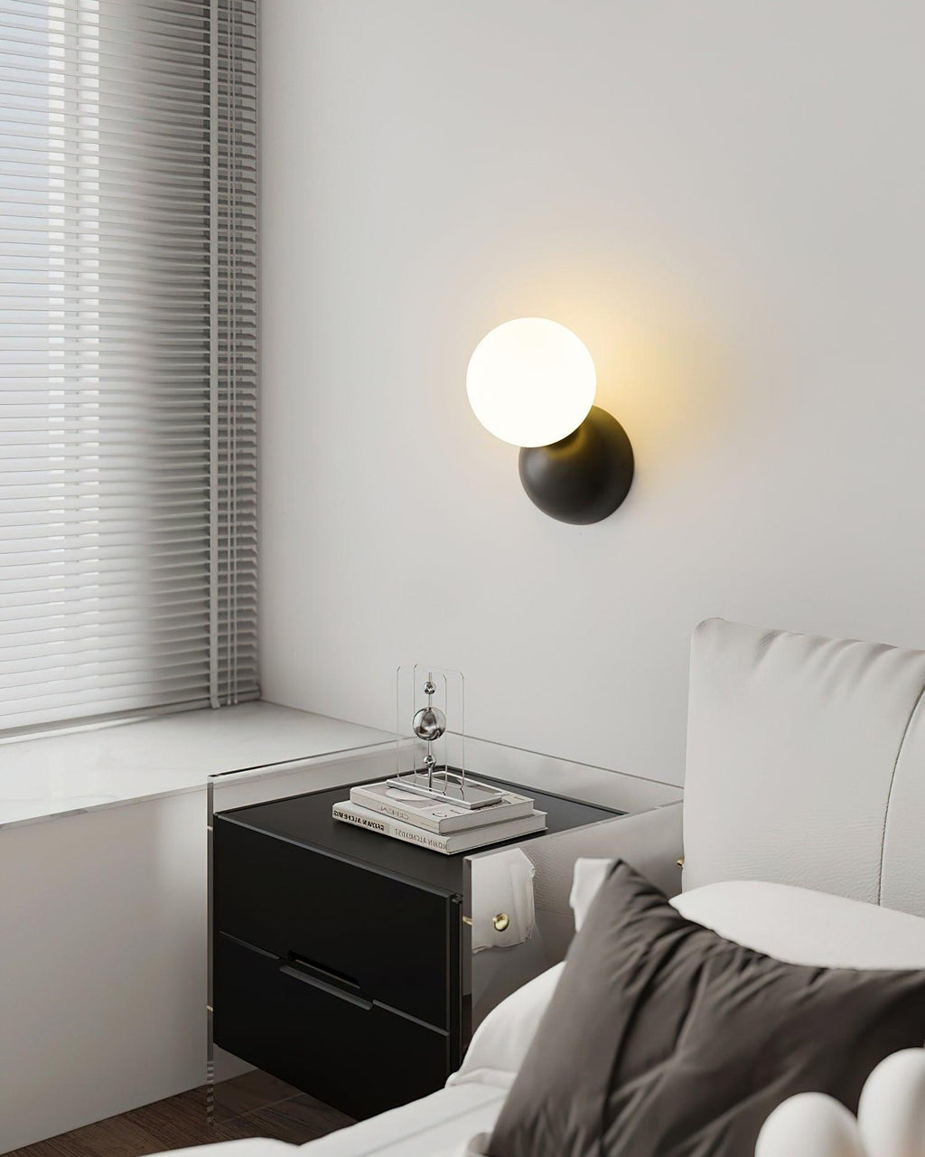 Lysola Sphère Verre Laiton Applique Lumière - Neutralighting