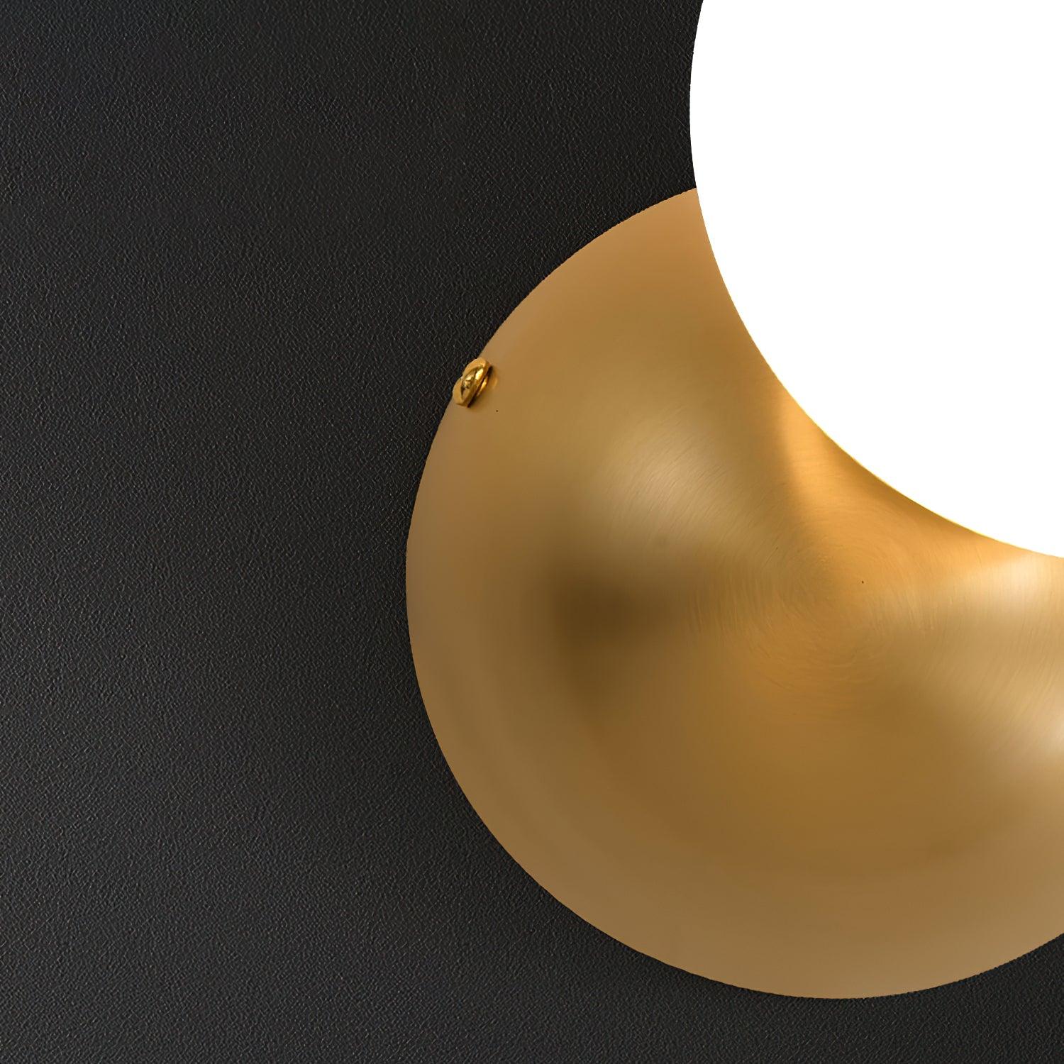 Lysola Sphère Verre Laiton Applique Lumière - Neutralighting