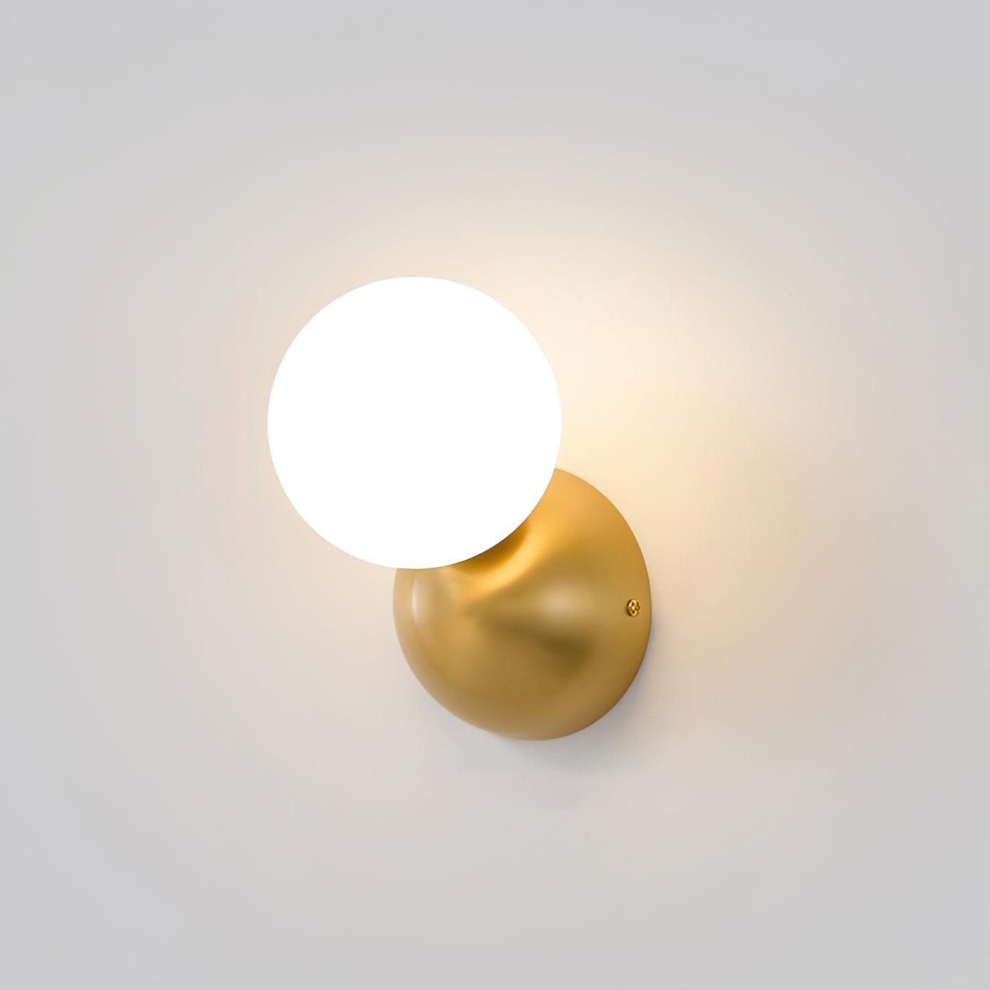 Lysola Sphère Verre Laiton Applique Lumière - Neutralighting