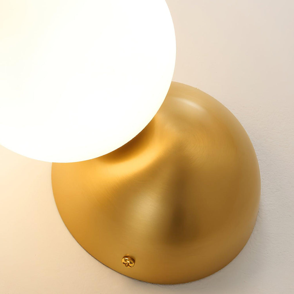 Lysola Sphère Verre Laiton Applique Lumière - Neutralighting