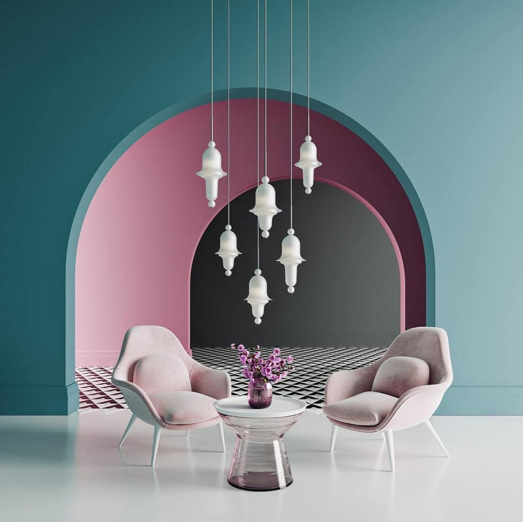 Calaeus Suspension en Verre Art Nordique pour Salon - Neutralighting